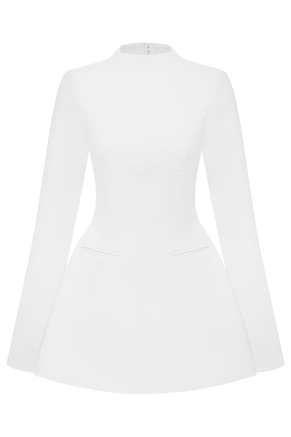 Molly Open Back Long Sleeve Mini Dress