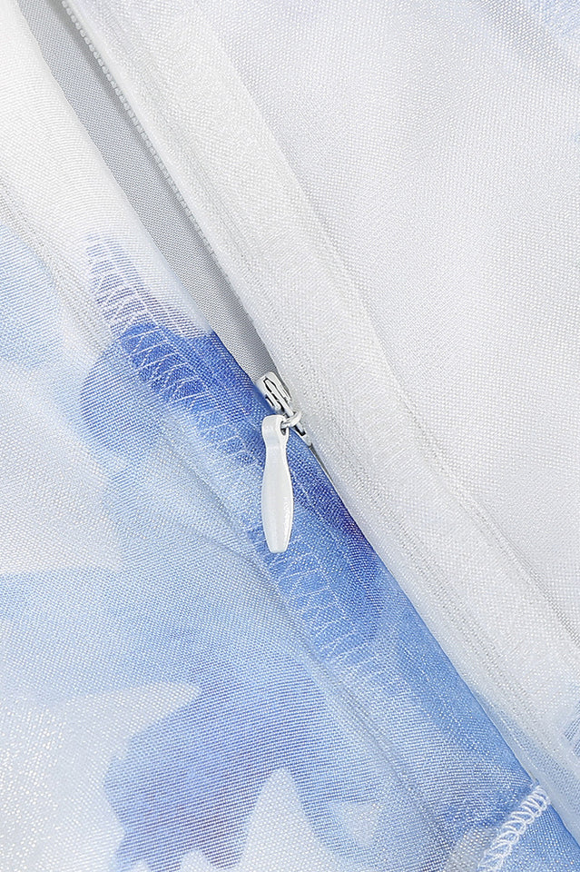 NOÉMIE Ruffled Floral Print Midi Dress