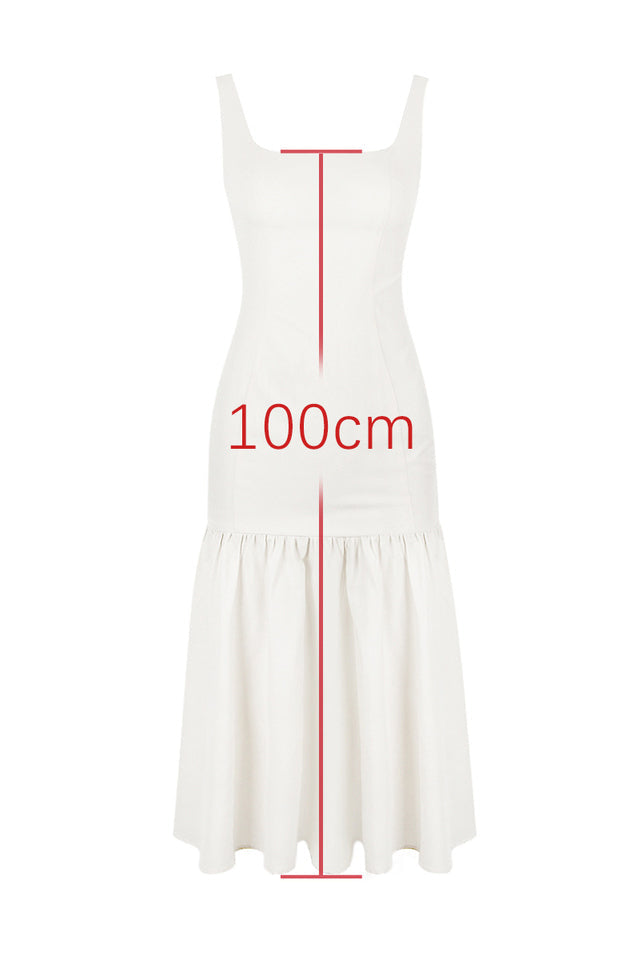 Amore Dropped Waist Midi Dress