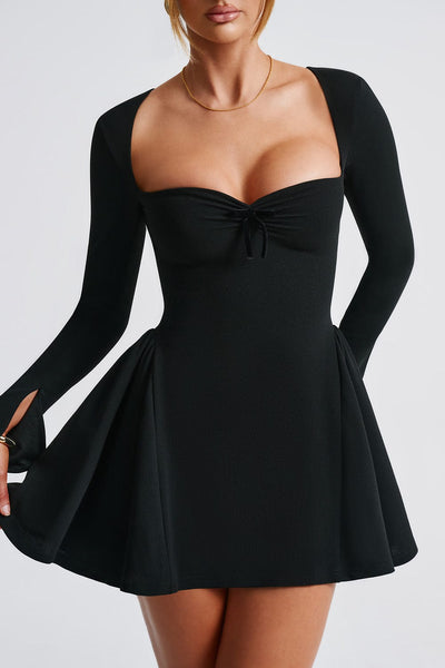 Regina Long Sleeve Sweetheart Mini Dress
