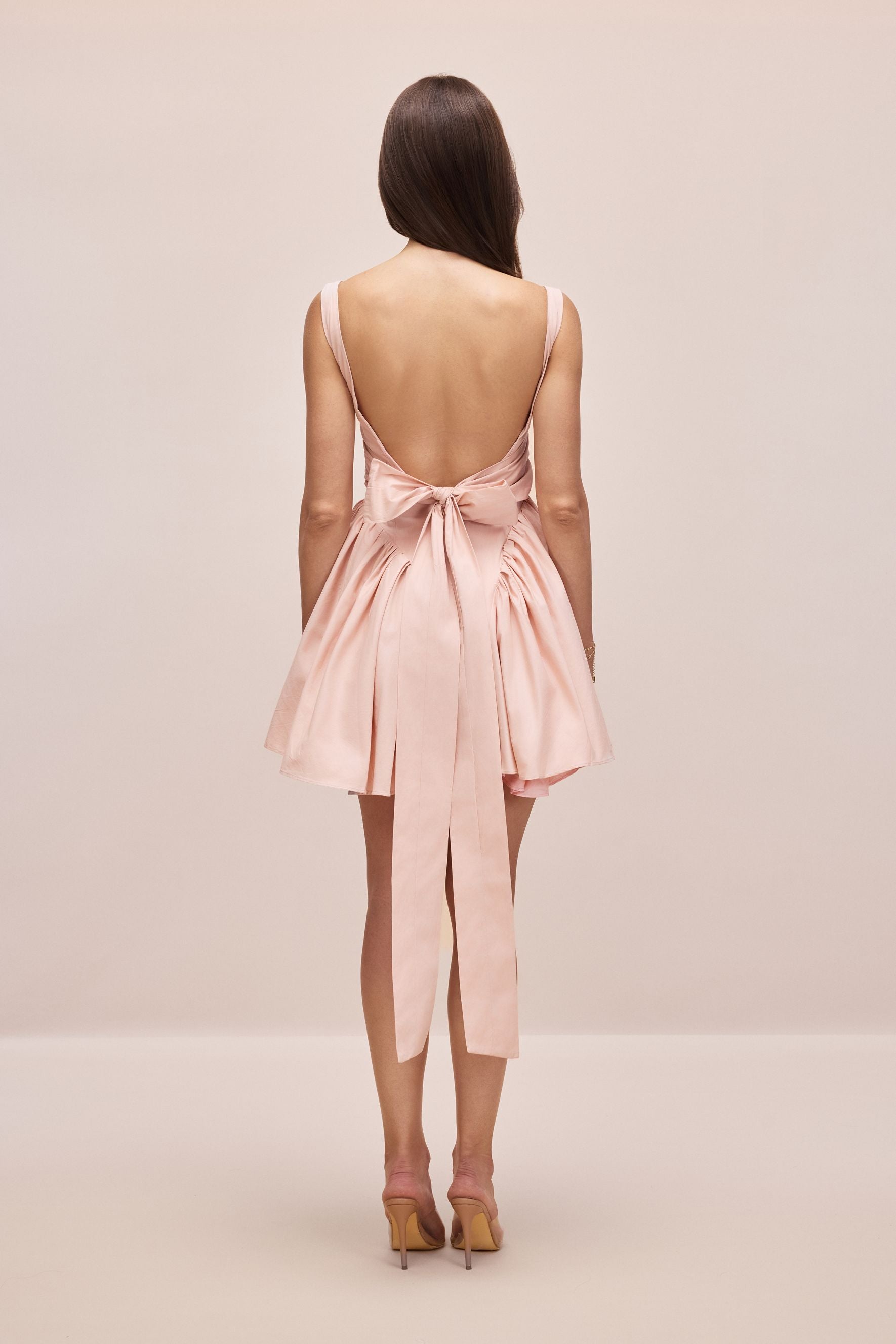 Debby Bow-tie Backless Mini Dress FOIOR Debby Bow-tie Backless Mini Dress FOIOR