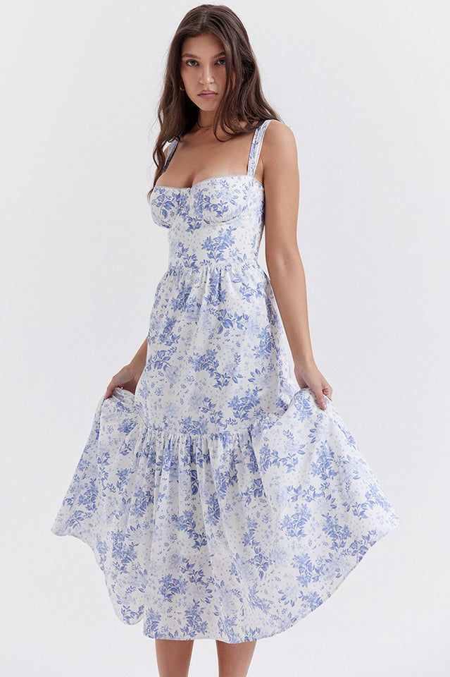 Elia Floral Midi Sundress