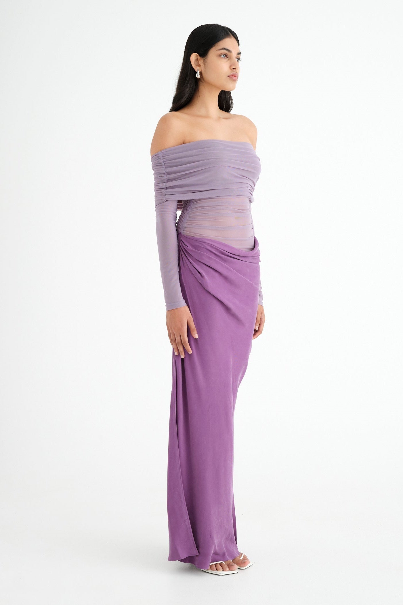 Monica Off Shoulder Cutout Maxi Dress