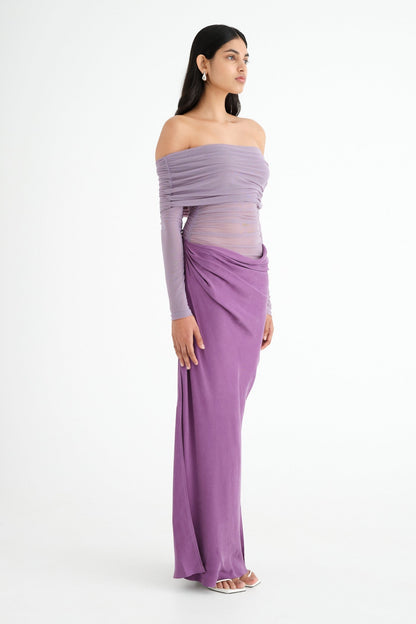 Monica Off Shoulder Cutout Maxi Dress