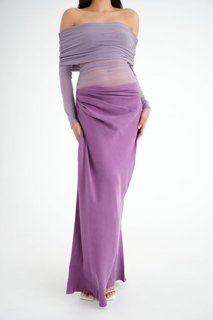 Monica Off Shoulder Cutout Maxi Dress