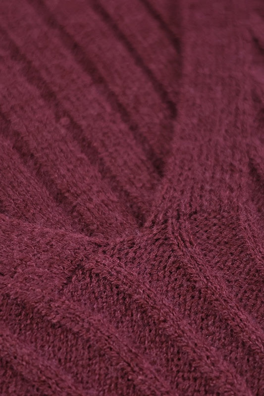 Una Three-piece Rib Knitwear Set