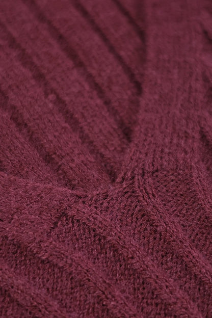 Una Three-piece Rib Knitwear Set