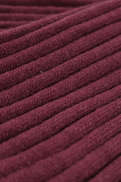 Una Three-piece Rib Knitwear Set