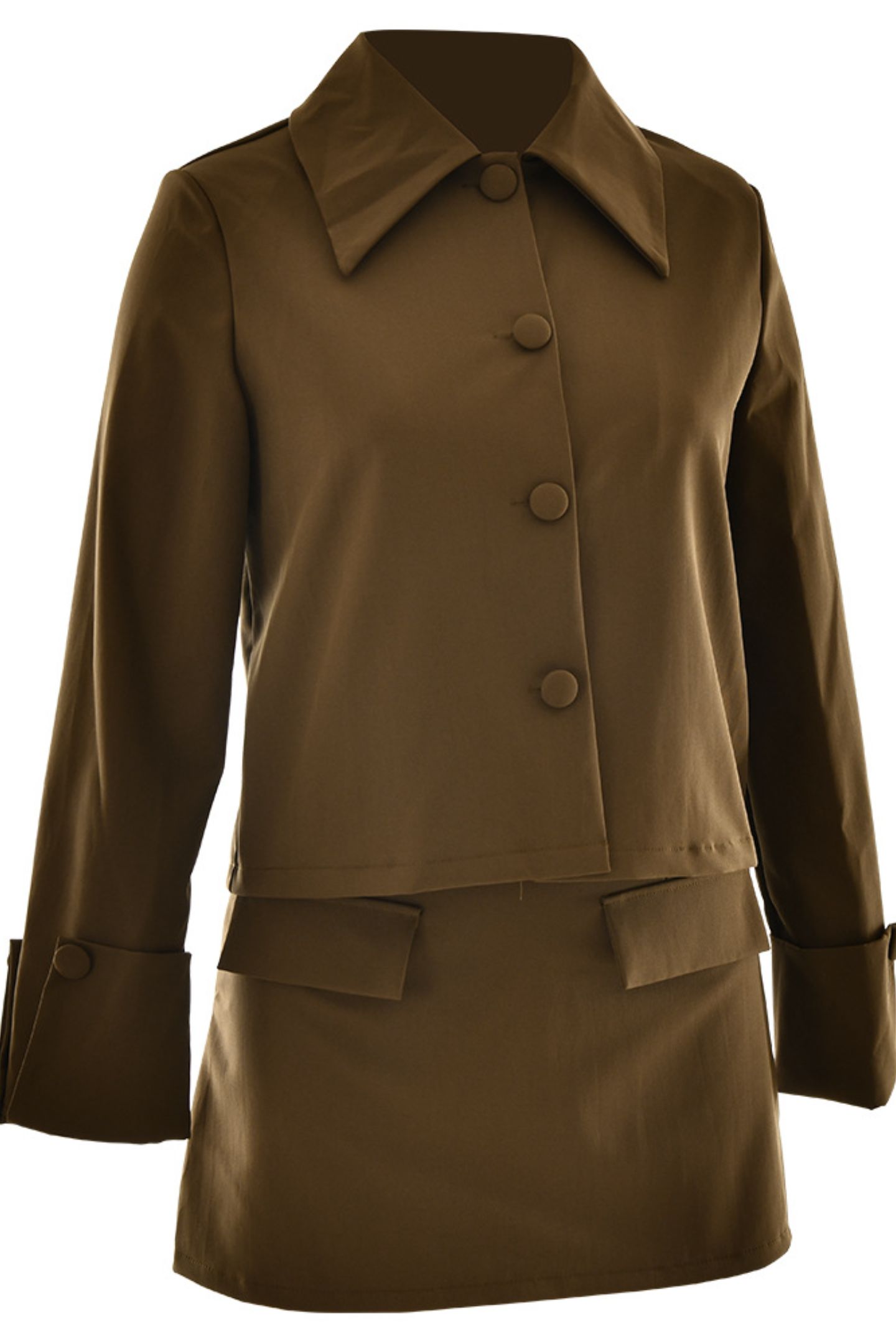 Patricia Oversize Lapel Jacket Set
