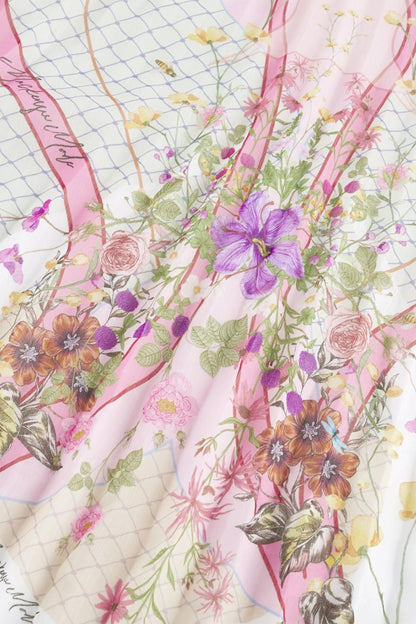 Regina Floral Print Crop Top & Pleated Skirt Set