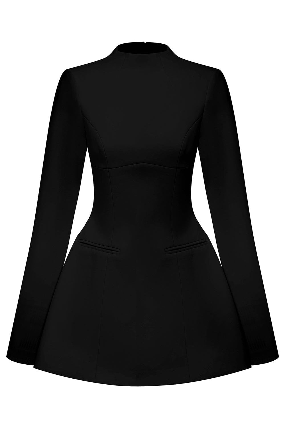 Molly Open Back Long Sleeve Mini Dress FOIOR Molly Open Back Long Sleeve Mini Dress FOIOR